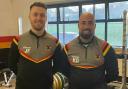From left, Joel Fulford and Kane Daniels have joined Bradford Bulls as the club's strength and conditioning team