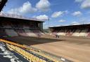 Work began on the Valley Parade pitch 10 days ago