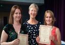 SKILL: Sally Edwards and Katy Gaul, director and musical director of Kaleidoscope, who won a Special Chairman’s Award