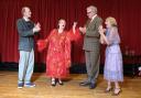 Andy Price, Helen Clarke, Brian Stoner and Gilly Rogers in Bingley Little Theatre’s Glorious!