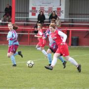 Lois Cooper's brilliant first half treble saw Thackley to an easy win over Ossett United Reserves Picture: Megan Woollias