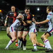 Ultimately Wakefield Trinity had the better of the Bulls. Picture: Tom Pearson
