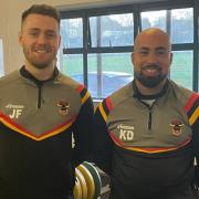 From left, Joel Fulford and Kane Daniels have joined Bradford Bulls as the club's strength and conditioning team