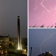 Lightning captured by Craig Lindsey, Nicola Salter and Peter Priestley