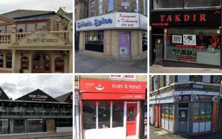 Some of the shortlisted takeaways and restaurants in Bradford district