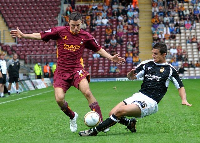 Action from City's game with Port Vale