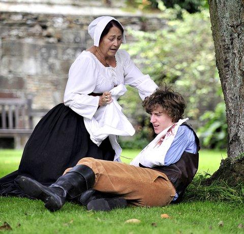 The war-torn times of the mid 17th century are being brought to life at East Riddlesden Hall, Keighley. 


