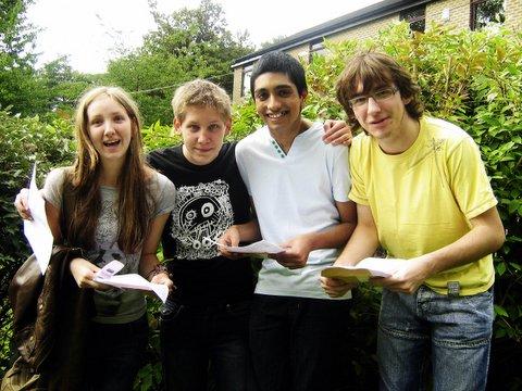 Oakbank students, from the left, Nicola Langthorne, Joss Cope-Smith, Haaroon Younis and Shaun Judson.
