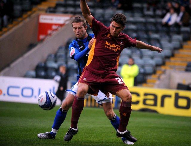 Action from City's Johnson Paint Trophy tie at Rochdale.