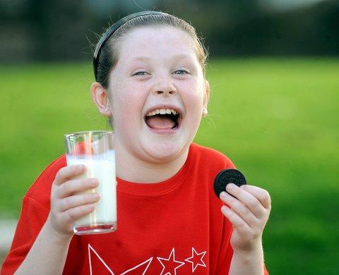 At the age of nine, Niamh Rafferty is becoming a veteran of television adverts. 