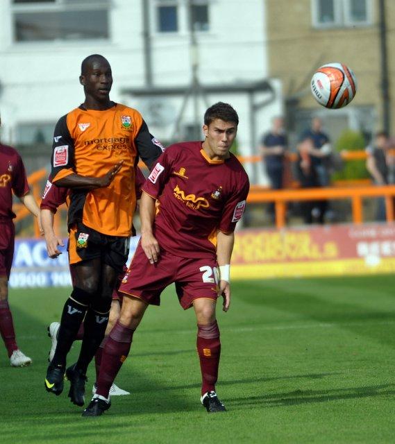 Action from City's game at Barnet.