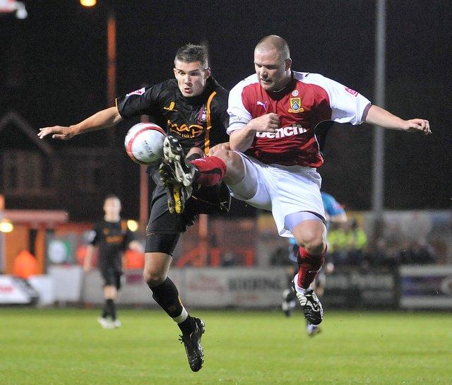 Action from City's game at Morecambe.