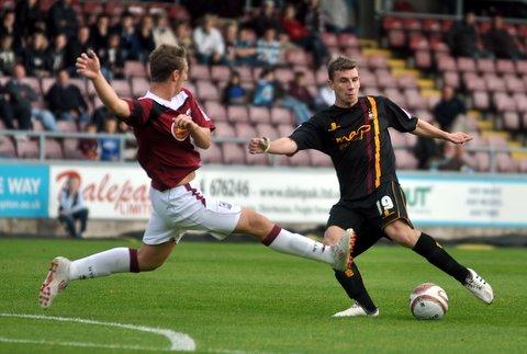 Action from City's game at Northampton.