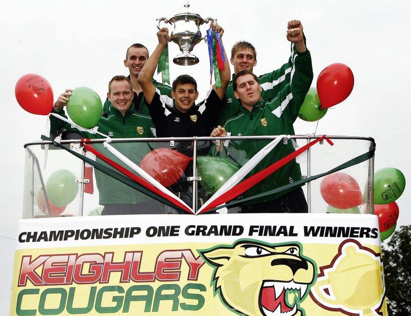 Keighley Cougars promotion celebrations
