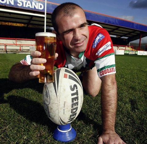 Keighley Cougars head coach Barry Eaton kicked off the Bradford District Alcohol Awareness Week at Cougar Park. 

