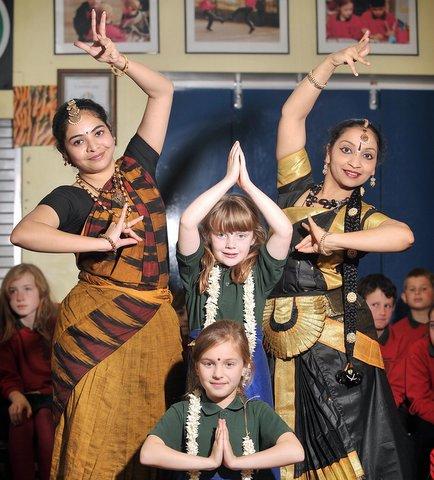 Children at a Bradford primary school were entertained by a visiting trio of Indian dancers. Keelham Primary, in Denholme Gate, welcomed the Halifax-based Annapurna Indian Dance Group to perform in front of the whole school in authentic dress.

