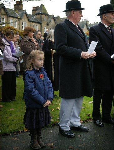 Remembrance Day at Ilkley.