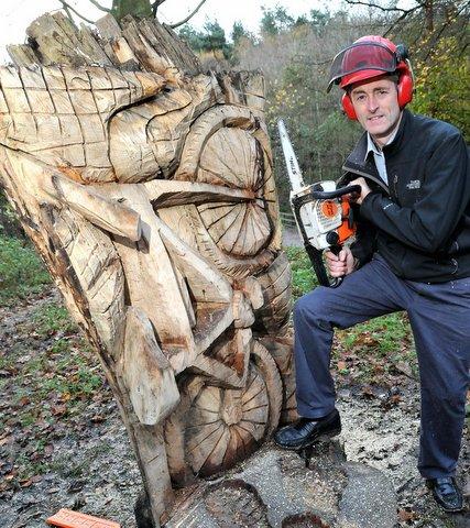 Visitors to Otley Chevin can now enjoy a trip through time thanks to some eye-catching new chainsaw sculptures. The work of Shane Green is well-known to thousands of walkers in the forest park. 