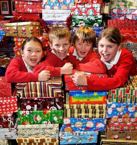 Pupils at All Saints Primary School, Ilkley, have filled more than 200 boxes with Christmas gifts to send to disadvantaged children across the world. 