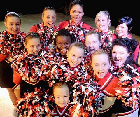These youngsters at the DM Academy have cheered their way to success at national cheerleading championships. 
The children won two trophies at the Northern Classic 09, organised by the British Association of Cheerleading.