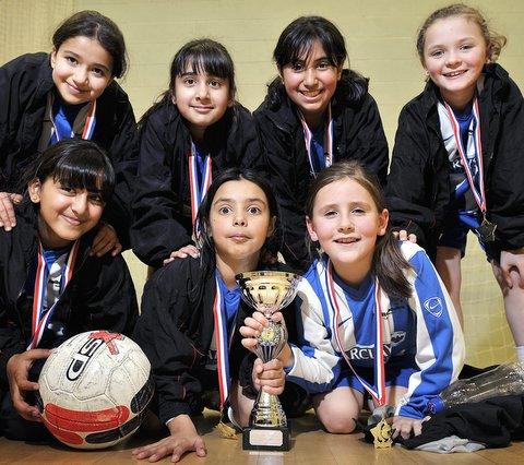 The young ones shone at a five-a-side soccer tournament at Zara Sports Centre at Belle Vue Girls’ School.
Year Four Five and Six pupils were competing, and the competition was won by Lidget Green, who beat Heaton 4-0 in the final. 