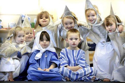The cast of Reevy Hill Primary School Nativity.