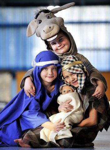 St James's Church Primary School Nativity featured Cameron Coffey, Skye-Liea Tiffany and Aiden Hayes.