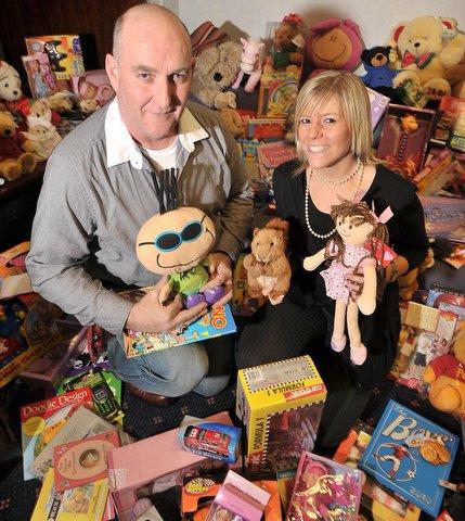 Telegraph & Argus readers have brought some Christmas cheer to children spending the festive season in hospital. 
You have been dropping off donations at T&A collection points supporting the Christmas Toydrive organised by the Little Heroes Cancer Trust