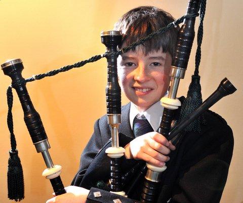 Wee Calum Carslaw will be piping in the haggis as part of Burns Night celebrations in Ilkley. 

The 12-year-old, from Burley-in-Wharfedale, will play A Man’s a Man and other traditional tunes at St Margaret’s Church on Saturday. 