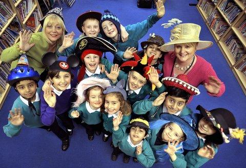 Pupils and staff at Sandy Lane Primary School, Bradford, donned silly hats to raise money for victims of the Haiti earthquake. 
A total of £500 was collected for the disaster appeal, with some children even creating their own wacky headgear.