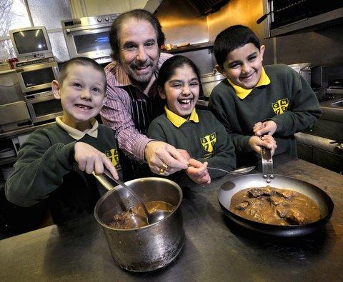 It was no longer all Greek to them after pupils at a Bradford school had a lesson on Ancient Greece from a restaurant owner.
George Psarias, co-owner of The Olive Tree, Rodley, hosted pupils of Crossley Hall Primary School, who are studying Greece.