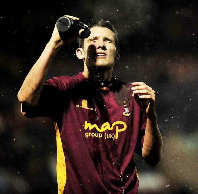 Action from Bradford City's game at Rochdale.