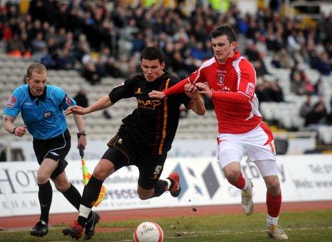 Action from Bradford City's game at Rotherham.