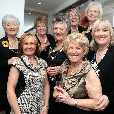 The Calendar Girls stepped out for a cause close to their hearts. 
Ros Fawcett, Angela Knowles (formerly Baker), Christine Clancy, Lynda Logan and Beryl Bamforth donned outfits from the Joseph Ribkoff collection for a fashion show at Ragdoll, Pudsey.