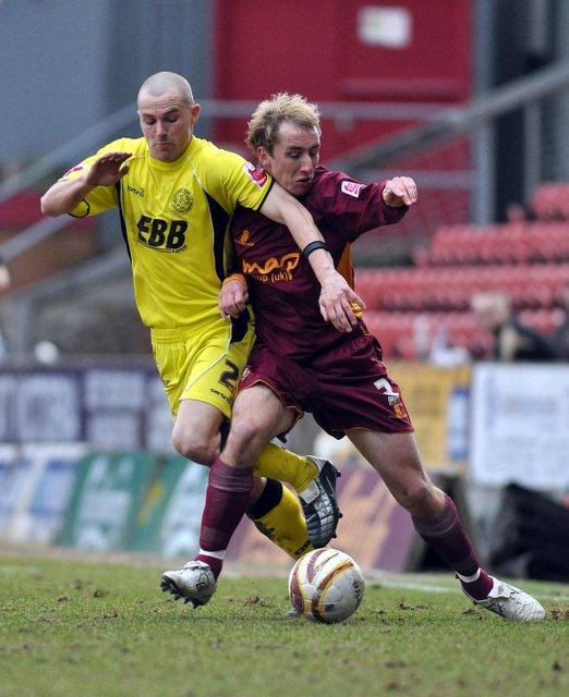 Action from Bradford City's game with Aldershot.