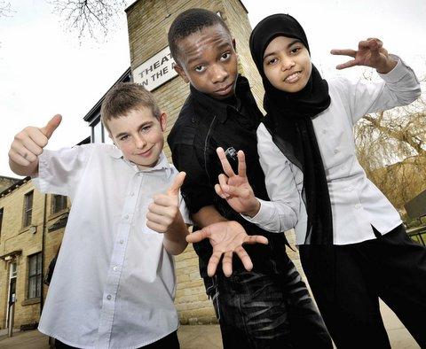 More than 20 young actors from two Bradford schools took the stage for a performance to mark the end of a four-month project about conflict resolution. 
Pupils from Titus Salt School and Grange Technology College  performed in the play My Life.