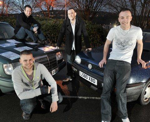 A pair of students have set off on the trip of a lifetime as part of a 1,800-mile charity rally in two old bangers. 
Gareth Parfitt, 20, of Baildon and his friend, Jordan Paver of Rawdon, are part of the Not Top Gear team heading to Gibraltar. 