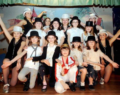 A troupe of Brownies trod the boards to help raise funds for a new church building and to help Romanian orphans. 
They were among acts in a Showtime Spectacular charity production staged at Wrose Methodist Church, Shipley.
