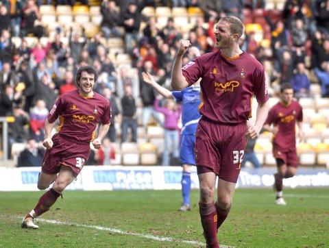 Action from Bradford City's game with Macclesfield.