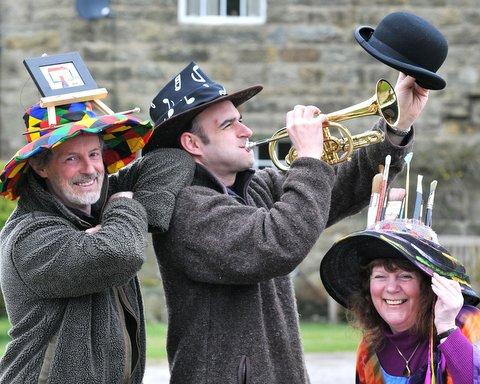 The sun came out and fundraisers put their hats on at the weekend to raise cash for children battling against cancer. 
The Elm Gallery at Addingham Moorside hosted a Mad Hatter’s Tea Party in aid of the Ilkley Candlelighters appeal.