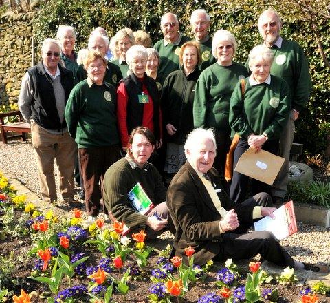A warm and sunny day gave a boost to Addingham’s chances in the Yorkshire in Bloom competition, but poorer weather greeted the judges in Ilkley. 
The judges were paying their first visit of the year for the spring round of judging.
