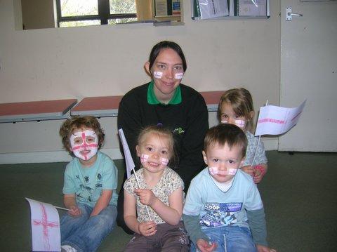 These children at Little Acorns in Gomersal had a fun filled day last Friday to celebrate St George's Day.