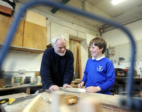 Dads can build on relationships with their children by taking them on a woodworking course in Shipley. 
Kirkgate Studios and Workshops in Kirkgate is running a lottery-funded course aimed at Bradford fathers, grandfathers, or male carers.