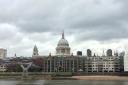 St Paul's Cathedral from across the Thames