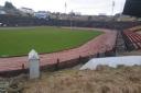 The base layer of the stock car track at Odsal Stadium, in Bradford, is almost complete. Pic: Andy Meredith