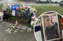 Floral tributes were laid for Alfie Lewis in Horsforth after his death