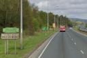 The stretch of Aire Valley trunk road where speed cameras are being called for