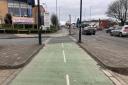 The Cityconnect cycle lane at Thornbury