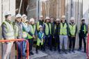 Bradford College students have visited the site of a new multi-million-pound surgical day case unit at St Luke's Hospital