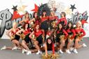Bradford Bulls cheerleaders the Bullettes win the National Cheerleading Championships at Easter 2012